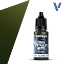 Acrylicos Vallejo True Metallic Metal : Shade Greenish Gold - Image 2