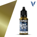 Acrylicos Vallejo True Metallic Metal : Base Greenish Gold - Image 2