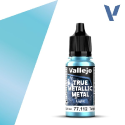 Acrylicos Vallejo True Metallic Metal : Light Hydra Turquoise - Image 2