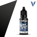 Acrylicos Vallejo True Metallic Metal : Shade Obsidian Black - Image 2