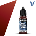 Acrylicos Vallejo True Metallic Metal : Shade Forged Red - Image 2