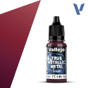 Acrylicos Vallejo True Metallic Metal : Shade Ruby Red - Image 2