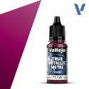 Acrylicos Vallejo True Metallic Metal : Shade Crimson Magenta - Image 2