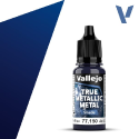 Acrylicos Vallejo True Metallic Metal : Shade Ultramarine Blue - Image 2