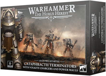 Legiones Astartes Cataphractii Terminators with Volkite Chargers and Power Mauls