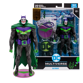 DC Multiverse Batman White Knight Jokerised Gold Label Collection Figure
