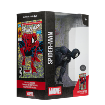 Marvel Spider-Man Black Suit Platinum Edition Figure