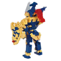 Nanoblock - Yu-Gi-Oh Duel Monsters Black Luster Soldier - Image 3