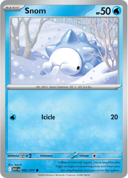 Snom single card from Pokemon