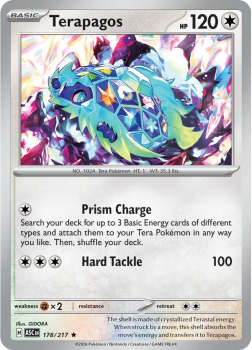 Terapagos single card from Pokemon