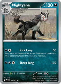 Mightyena single card from Pokemon