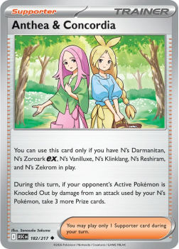 Anthea and Concordia single card from Pokemon