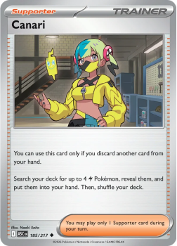 Canari single card from Pokemon