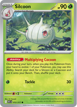 Silcoon single card from Pokemon