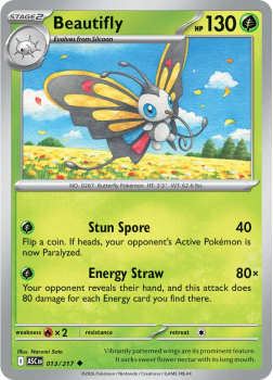 Beautifly single card from Pokemon