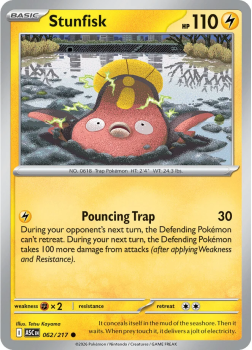 Stunfisk single card from Pokemon