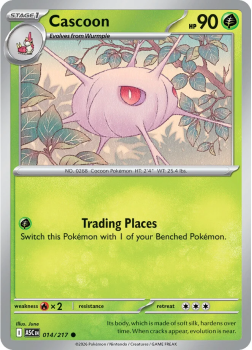 Cascoon single card from Pokemon