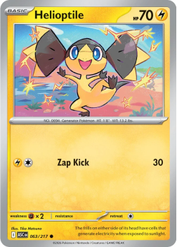 Helioptile single card from Pokemon