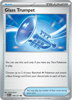 Glass Trumpet single card from Pokemon