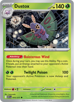 Dustox single card from Pokemon