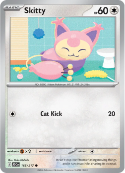 Skitty single card from Pokemon