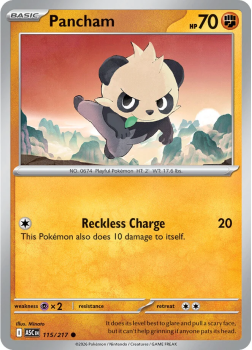 Pancham single card from Pokemon