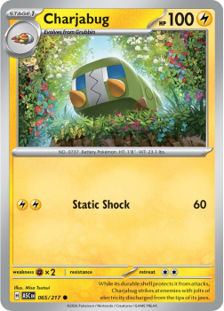 Charjabug single card from Pokemon