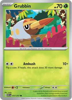 Grubbin single card from Pokemon