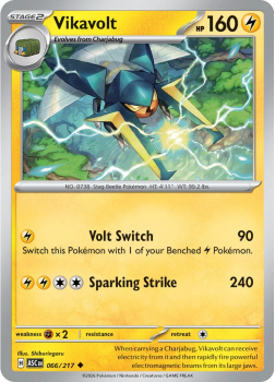 Vikavolt single card from Pokemon