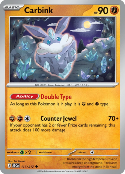 Carbink single card from Pokemon