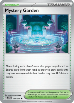 Mystery Garden single card from Pokemon