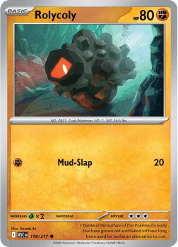 Rolycoly single card from Pokemon
