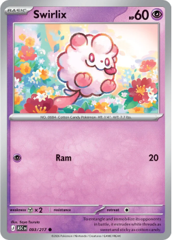 Swirlix single card from Pokemon