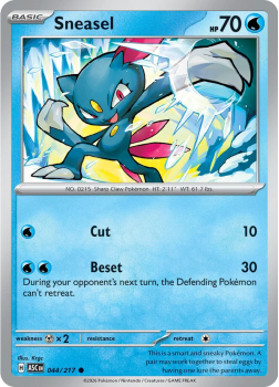 Sneasel single card from Pokemon