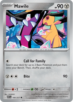 Mawile single card from Pokemon