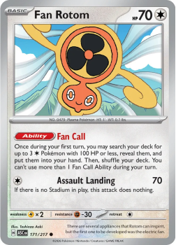 Fan Rotom single card from Pokemon