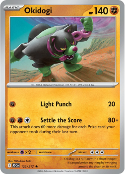 Okidogi single card from Pokemon
