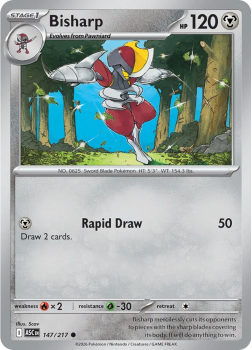 Bisharp single card from Pokemon