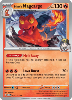 Ethan's Magcargo single card from Pokemon