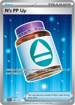 N's PP Up single card from Pokemon