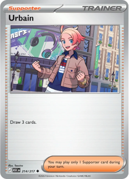 Urbain single card from Pokemon