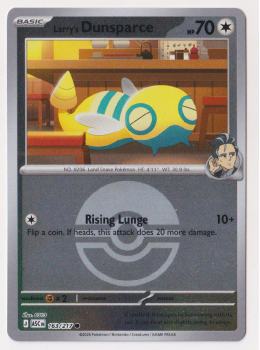 Larry's Dunsparce (POKE BALL REVERSE HOLO) single card from Pokemon