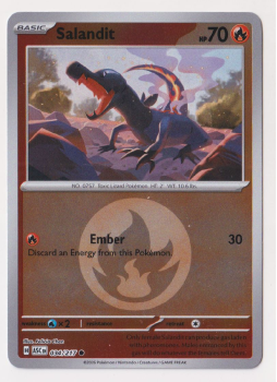 Salandit (REVERSE HOLO) single card from Pokemon