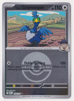 Hop's Cramorant (POKE BALL REVERSE HOLO) single card from Pokemon