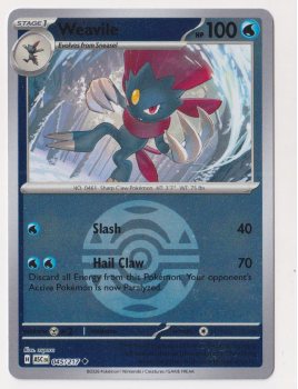 Weavile (DUSK BALL REVERSE HOLO) single card from Pokemon