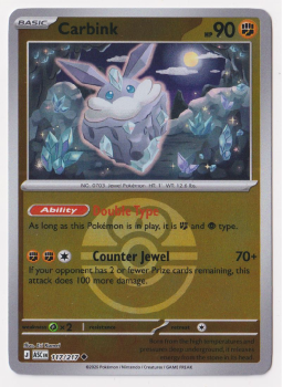 Carbink (LOVE BALL REVERSE HOLO) single card from Pokemon