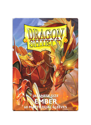 Dragon Shield Japanese Size Card Sleeves - Dual Matte Ember (60 Sleeves)