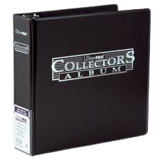 Ultra Pro 3 Ring Binder for Trading Cards (Pages sold separately) - BLACK