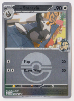 Larry's Staravia (POKE BALL REVERSE HOLO) single card from Pokemon