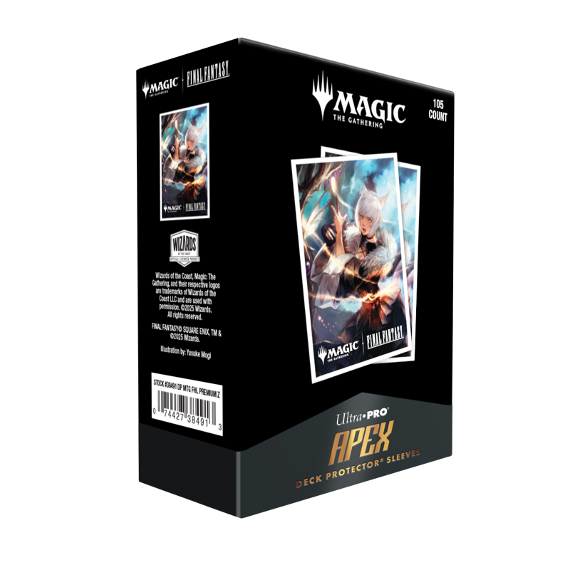 Ultra Pro Magic the Gathering: Final Fantasy 105ct APEX Deck Protector  Sleeves Premium Z